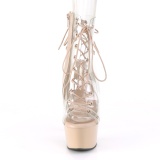 Beige 15 cm ASPIRE-600-30 pole dance stiefeletten