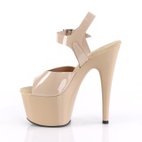 Beige 18 cm ADORE-708N High Heels Plateauschuhe