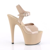 Beige 18 cm ADORE-708N High Heels Plateauschuhe