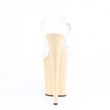 Beige 20 cm FLAMINGO-808 High Heels Platform