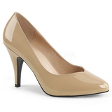 Beige Lack 10 cm DREAM-420 High Heels Pumps für Männer