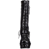 Black 11,5 cm CHARADE-206 lolita knee boots goth platform boots