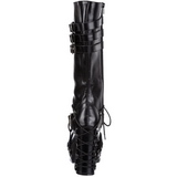 Black 11,5 cm CHARADE-206 lolita knee boots goth platform boots