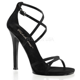 Black 11,5 cm GALA-41 High Heeled Stiletto Sandal Shoes