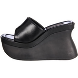 Black 11,5 cm PACE-01 Goth Platform Sandals Womens