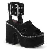Black 13 cm Demonia CAMEL-102 lolita platform sandals