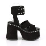Black 13 cm Demonia CAMEL-102 lolita platform sandals