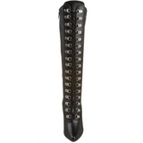 Black 13 cm SEDUCE-2024 High Heeled Lace Up Boots