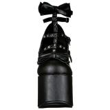 Black 14 cm DemoniaCult TORMENT-600 gothic platform shoes