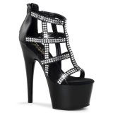 Black 18 cm ADORE-798 Womens Shoes with High Heels