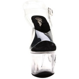 Black 18 cm TIPJAR-708-5 tip jar platform stripper high heel shoes