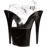 Black 20 cm FLAMINGO-808 High Heels Platform