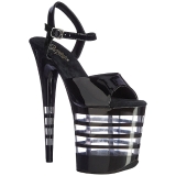 Black 20 cm Pleaser FLAMINGO-809LN High Heels Platform