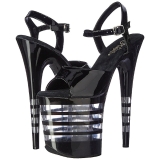 Black 20 cm Pleaser FLAMINGO-809LN High Heels Platform