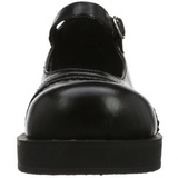 Black 5 cm CRUX-07 lolita gothic platform shoes