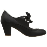 Black 6,5 cm WIGGLE-32 retro vintage cuben heels maryjane pumps