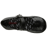 Black 6 cm DemoniaCult SPRITE-05 gothic platform shoes
