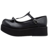Black 6 cm SPRITE-03 lolita shoes gothic platform shoes