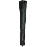 Black Leather 10,5 cm LEGEND-8868 overknee high heel boots