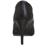 Black Leatherette 10 cm VANITY-420 pointed toe pumps high heels