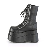 Black Leatherette 11,5 cm BEAR-265 demonia ankle boots platform