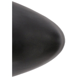 Black Leatherette 12,5 cm EVE-106 big size ankle boots womens