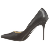 Black Matte 10 cm CLASSIQUE-20 pointed toe stiletto pumps