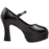 Black Matte 11 cm MARYJANE-50 Mary Jane Platform Pumps