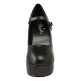 Black Matte 13 cm DOLLY-50 Mary Jane Platform Pumps