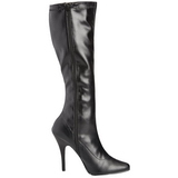 Black Matte 13 cm SEDUCE-2000 High Heeled Womens Boots for Men