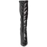 Black Matte 13 cm SEDUCE-2000 High Heeled Womens Boots for Men