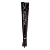 Black Matte 15 cm DOMINA-3000 High Heeled Overknee Boots