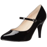 Black Patent 10 cm DREAM-428 big size pumps shoes