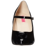 Black Patent 10 cm DREAM-428 big size pumps shoes