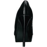 Black Patent 13,5 cm CHLOE-01 big size pumps shoes
