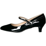 Black Patent 5 cm FAB-425 big size pumps shoes