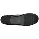 Black Patent ANNA-01 big size ballerinas shoes