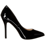 Black Shiny 13 cm AMUSE-20 Pumps High Heels for Men