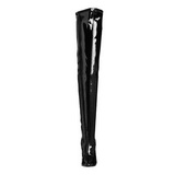 Black Shiny 13 cm SEDUCE-3000 overknee high heel boots