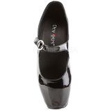 Black Shiny 18 cm BALLET-08 Fetish Pumps Women Shoes