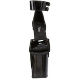 Black Shiny 20 cm XTREME-875 Platform High Heels Shoes