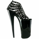 Black Shiny 25,5 cm Pleaser BEYOND-093 High Heels Platform