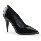 Black Varnished 10 cm VANITY-420 pointed toe pumps high heels