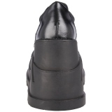 Black Vegan 12 cm STOMP-08 lolita ankle boots wedge platform