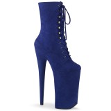 Blau Vegan 25,5 cm BEYOND-1020FS stiefeletten high heels - extreme plateaustiefeletten