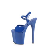 Blau plateau 20 cm FLAMINGO-809 pleaser high heels