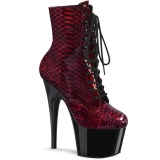 Bordo schlangenmuster 18 cm ADORE-1020SP exotic pole dance stiefeletten