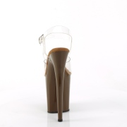 Braun 20 cm FLAMINGO-808 plateauschuhe high heels
