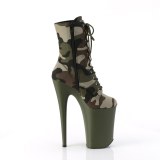 Camoflash 23 cm INFI-CAM1 extrem platform high heels ankle boots