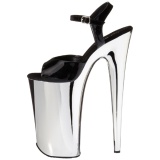 Chrome 25,5 cm BEYOND-009 extrem platform high heels shoes